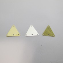 50 Sequin intercalaire triangles 19x17mm