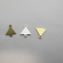 60 INTERCALAIRES TRIANGLES 12x10mm