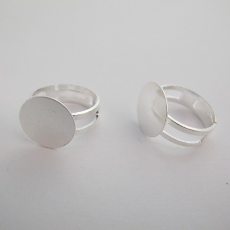 50 pieces Bague plateau 15mm