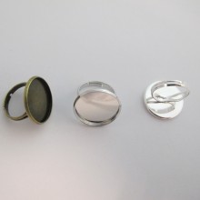 20 pieces Bague à rebord cabochon 20mm