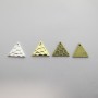 50 SEQUINS TRIANGLES 12X11MM