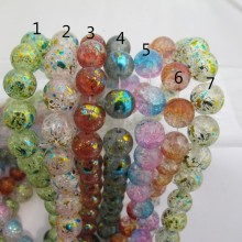 Perles en verre 8MM et 14MM