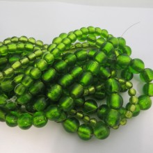 MURANO GLASS BEADS COLOR GREEN ANISE