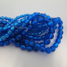 PERLES MURANO EN VERRE COULEUR BLEU SAPPHIRE