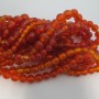 PERLES MURANO EN VERRE COULEUR ROUGE