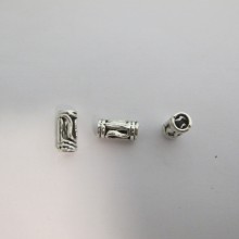 20 Perles En Métal 14X6mm trou 5MM