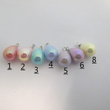 25 pendentif perles goutte 27x11mm