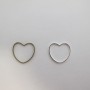 100 INTERCALAIRES COEUR 18X17MM