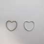 100 INTERCALAIRES COEUR 18X17MM