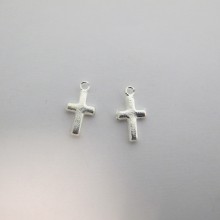 20 Pendentif Croix 19x10mm