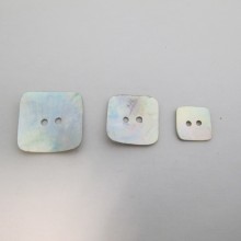 Mother of pearl buttons square 15mm/20mm/25mm