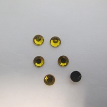 80g Iron-on rhinestones Hotfix pearl iron-on yellow topaz