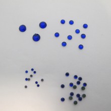 80 GM Strass thermocollant Hotfix perle à repasser bleu foncé