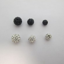10 Boules Strass 8mm/10mm/12mm