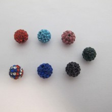 10 Strass Balls 10mm