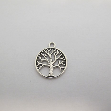 50 Pendentif arbre de la vie 24x20mm