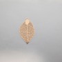 50 Estampes feuilles laser cut 39x22mm