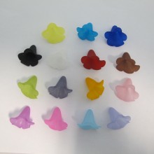 125 gm Plastic bindweed beads 28x27mm