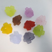 125 gm Perles fleur en plastique 30mm