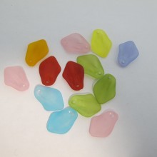 125 gm Plastic beads 24x17mm