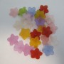 125 gm perles fleur en plastique 18x5mm