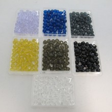 Glass Beads Faceted Bohemian 6mm single