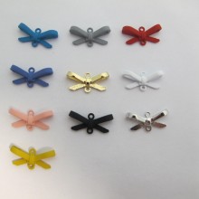 30 Spacers Butterfly bow 21X10MM