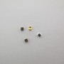 100 Perles cube en laiton 4x4mm