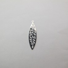 50 Necklace pendant 33x9mm