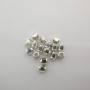 50 perles 6x6mm trou 3.20mm