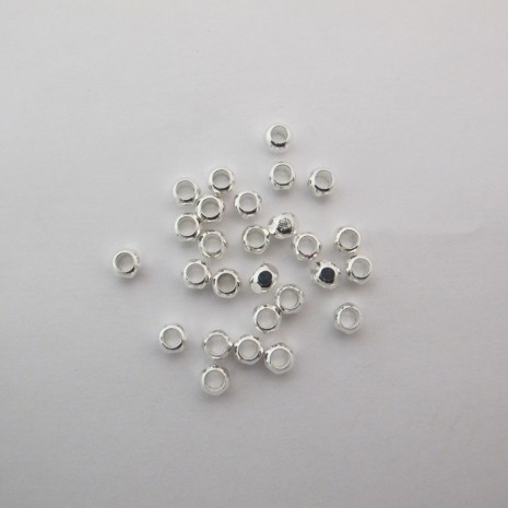 200 perles en laiton 6x4mm trou 3.0mm