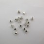 50 perles en laiton 7x6mm trou 3.0mm