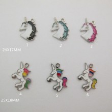 30 Metal unicorn pendants/charm