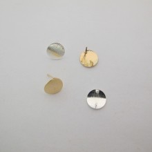 20 pcs Earrings round 12mm