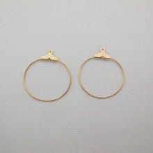 50 pcs Creole Earrings 25mm