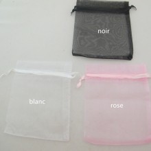 100 Organza Pockets 130x90mm