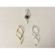 Earring or pendant clasps 45mm or 55mm