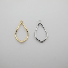 20 breloques 32x18mm