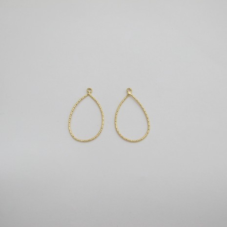 10 pententif fil goutte 29x18mm
