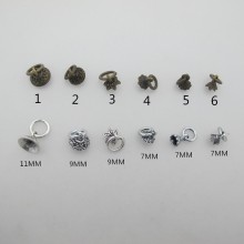 50 PCS Coupelles avec anneau et tige à l'intérieur