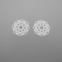 50 estampes rond 24mm