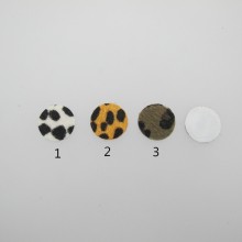 20 Cabochon leatherette 20mm