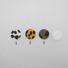 20 Cabochon leatherette 20mm