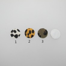 20 cabochon simili-cuir 20mm