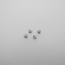 100 perles Métal 5X4mm