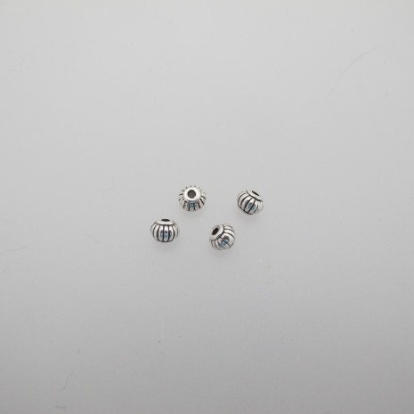 100 perles Métal 5X4mm