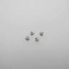 100 Metal beads 5x4mm