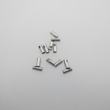100 Stainless Steel Cord Tips 2mm 7x3mm