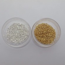1000 Anneaux simples ouverts 3.5x0.5mm