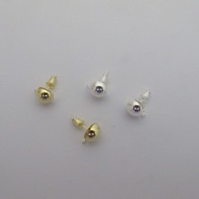 40 pieces 10mm ball earrings with rings